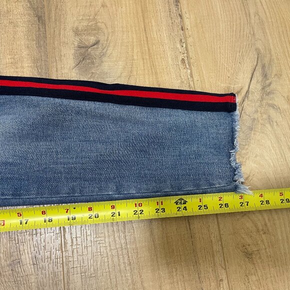 Driftwood High Rise Jackie Side Stripe Jeans sz 27 - Picture 15 of 15